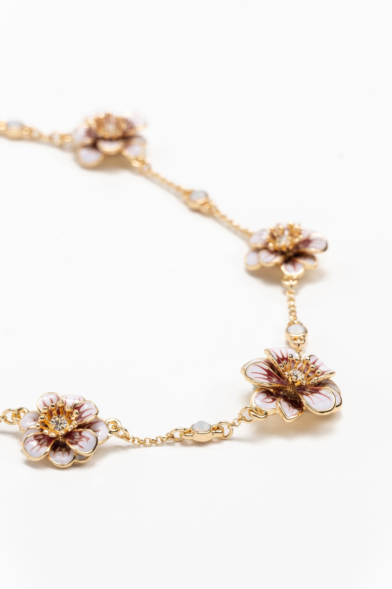 The Principessa Necklace - Burgundy